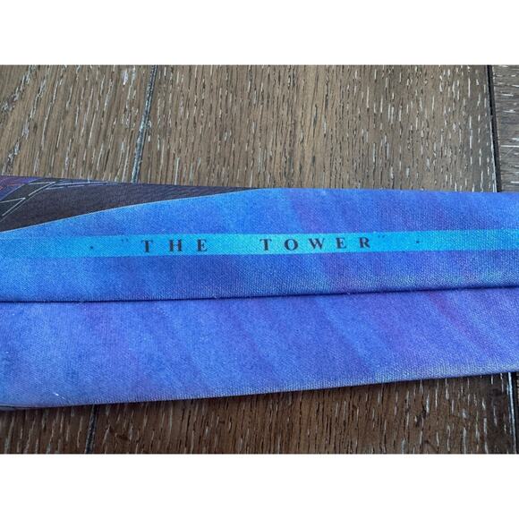 Vintage Ralph Marlin Mens Tie The Sears Tower 1991 Chicago Windy City READ - Picture 10 of 14